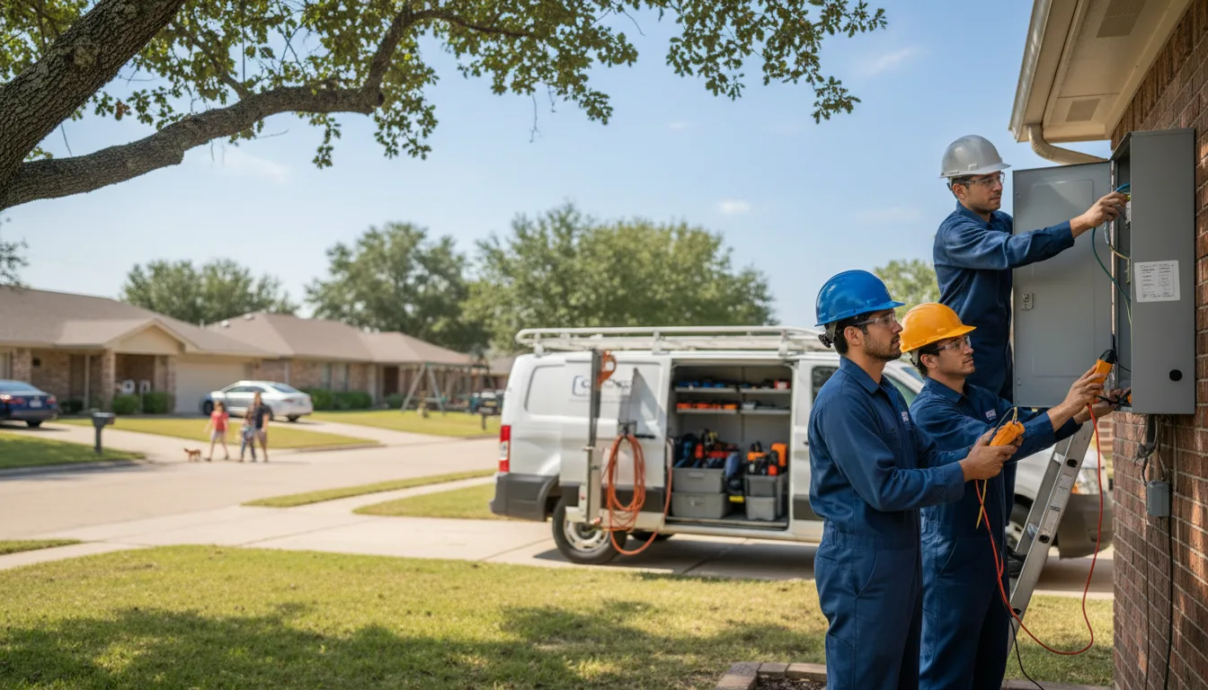 Certified electrician providing emergency electrical services in Spencer, NE